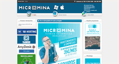 Desktop Screenshot of micromina.com